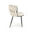 Стул HALMAR K516 светло-бежевый/черный